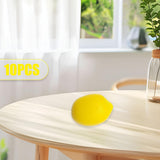 Maxbell 10x Mini Artificial Lemon Lifelike Fruit Model for Cabinet Kids Toys Bedroom