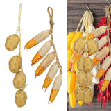 Maxbell Artificial Vegetable Ornament Versatile Corn Model for Decorating Fall Craft 50x10x5cm Potato