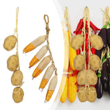Maxbell Artificial Vegetable Ornament Versatile Corn Model for Decorating Fall Craft 50x10x5cm Potato