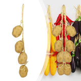 Maxbell Artificial Vegetable Ornament Versatile Corn Model for Decorating Fall Craft 50x10x5cm Potato