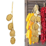 Maxbell Artificial Vegetable Ornament Versatile Corn Model for Decorating Fall Craft 50x10x5cm Potato