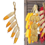 Maxbell Artificial Vegetable Ornament Versatile Corn Model for Decorating Fall Craft 45x10x5cm Corn