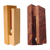 Maxbell Wall Towel Hook Easy Installation Wooden Towel Clip for Laundry Cabinet Door Light Brown