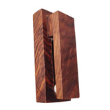 Maxbell Wall Towel Hook Easy Installation Wooden Towel Clip for Laundry Cabinet Door Dark Brown