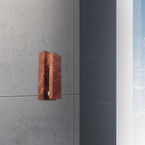 Maxbell Wall Towel Hook Easy Installation Wooden Towel Clip for Laundry Cabinet Door Dark Brown