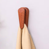 Maxbell Self Adhesion Towel Hook Towels Holder for Dish Towel Washing Cloth Blankets brown