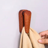 Maxbell Self Adhesion Towel Hook Towels Holder for Dish Towel Washing Cloth Blankets brown