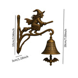 Maxbell Shopkeepers Retro Style Rustic Decor Entry Door Bell for Wall Farmhouse Home