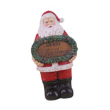 Maxbell Resin Santa Claus Figurine Santa Claus Statue for Home Party Winter Festival A