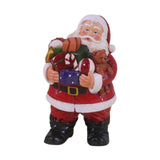 Maxbell Resin Santa Claus Figurine Santa Claus Statue for Home Party Winter Festival B