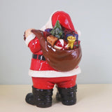 Maxbell Resin Santa Claus Figurine Santa Claus Statue for Home Party Winter Festival B