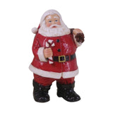 Maxbell Resin Santa Claus Figurine Santa Claus Statue for Home Party Winter Festival C