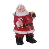 Maxbell Resin Santa Claus Figurine Santa Claus Statue for Home Party Winter Festival C