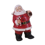 Maxbell Resin Santa Claus Figurine Santa Claus Statue for Home Party Winter Festival C