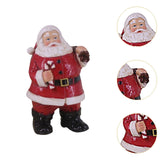Maxbell Resin Santa Claus Figurine Santa Claus Statue for Home Party Winter Festival C