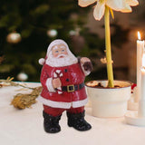 Maxbell Resin Santa Claus Figurine Santa Claus Statue for Home Party Winter Festival C