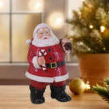Maxbell Resin Santa Claus Figurine Santa Claus Statue for Home Party Winter Festival C