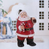 Maxbell Resin Santa Claus Figurine Santa Claus Statue for Home Party Winter Festival C