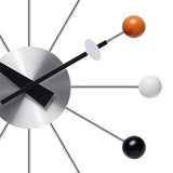 Maxbell Ball Clock in Multicolor Modern Wall Hanging Clock for Kids Room Home Office