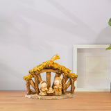 Maxbell Miniature Nativity Scene Ornament Festival Small Catholic Holy Family Statue