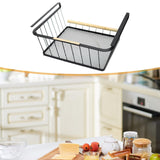 Maxbell Under Cabinet Shelf Basket Portable Hanging Basket for Wardrobe Desk Kitchen