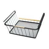 Maxbell Under Cabinet Shelf Basket Portable Hanging Basket for Wardrobe Desk Kitchen