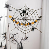 Maxbell Halloween Spider Web Decoration Halloween Decor for Wall Party Supplies Yard Style A