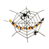 Maxbell Halloween Spider Web Decoration Halloween Decor for Wall Party Supplies Yard Style A