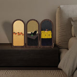 Maxbell Desk Decorative Screen Modern 3 Panel Divider for Shelf Home Decor
