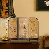 Maxbell Decorative Screen Collectible Artistic Divider for Bedroom Shelf