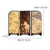 Maxbell Decorative Screen Collectible Artistic Divider for Bedroom Shelf