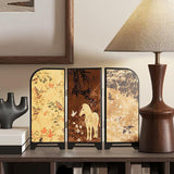 Maxbell Decorative Screen Collectible Artistic Divider for Bedroom Shelf