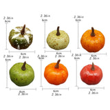 Maxbell 12Pcs Mini Artificial Pumpkins Foam Pumpkins for Kitchen Decoration Festival