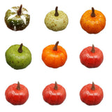 Maxbell 12Pcs Mini Artificial Pumpkins Foam Pumpkins for Kitchen Decoration Festival
