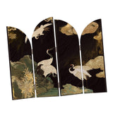 Maxbell Foldable Screen Ornament Decorative for Living Room Entrance Cabinet