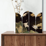 Maxbell Foldable Screen Ornament Decorative for Living Room Entrance Cabinet