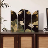 Maxbell Foldable Screen Ornament Decorative for Living Room Entrance Cabinet