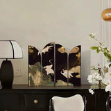 Maxbell Foldable Screen Ornament Decorative for Living Room Entrance Cabinet