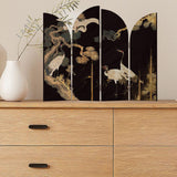 Maxbell Foldable Screen Ornament Decorative for Living Room Entrance Cabinet