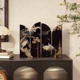 Maxbell Foldable Screen Ornament Decorative for Living Room Entrance Cabinet