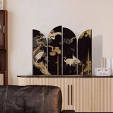 Maxbell Foldable Screen Ornament Decorative for Living Room Entrance Cabinet