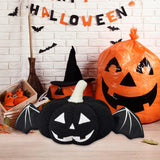Maxbell Halloween Pumpkin Throw Pillow Home Decor Decorative Pillow for Home Holiday Black