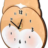 Maxbell Wall Hanging Clock Modern Dog Butt Silent for Kitchen Living Room Home Decor S
