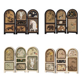 Maxbell Chinese Design Mini Screen Ornament 30x22cm for Shelf Dining Room