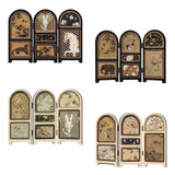 Maxbell Chinese Design Mini Screen Ornament 30x22cm for Shelf Dining Room