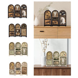 Maxbell Chinese Design Mini Screen Ornament 30x22cm for Shelf Dining Room