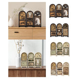Maxbell Chinese Design Mini Screen Ornament 30x22cm for Shelf Dining Room