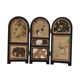 Maxbell Chinese Design Mini Screen Ornament 30x22cm for Shelf Dining Room