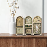 Maxbell Chinese Design Mini Screen Ornament 30x22cm for Shelf Dining Room