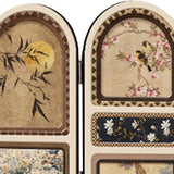 Maxbell Chinese Design Mini Screen Ornament 30x22cm for Shelf Dining Room
